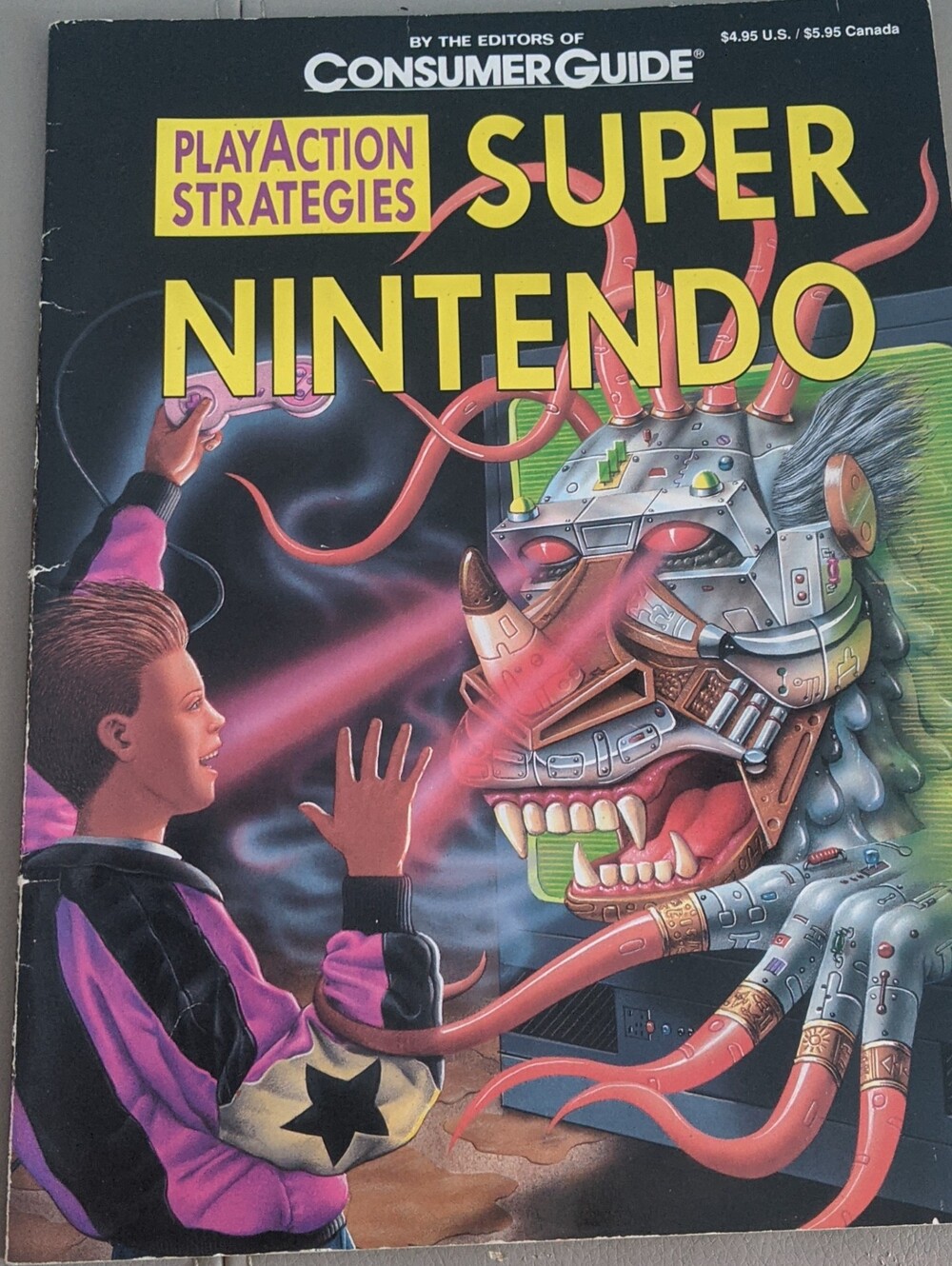 Vintage 1992 Super Nintendo PlayAction Strategies Guide - By ConsumerGuide